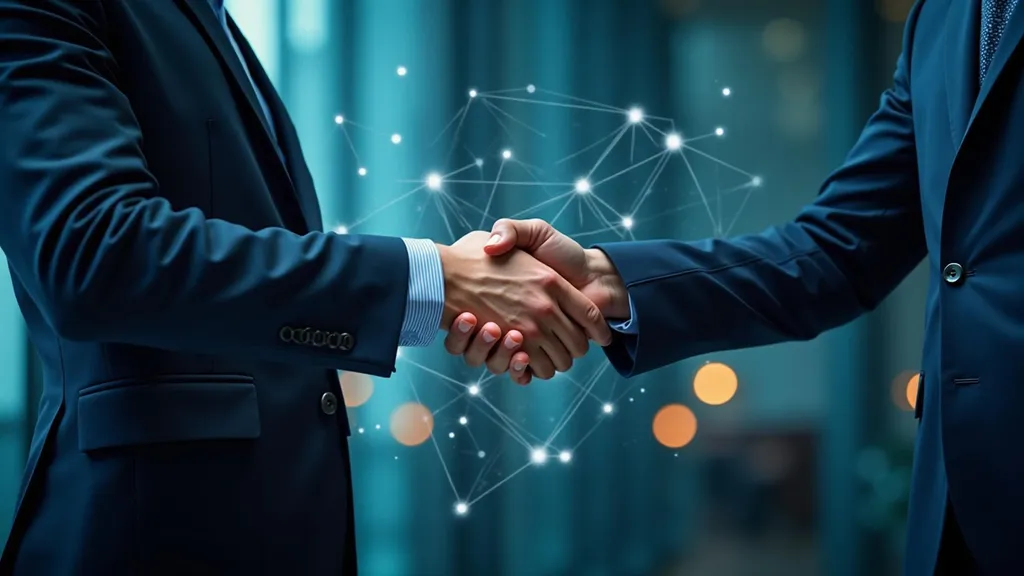 Handshake background